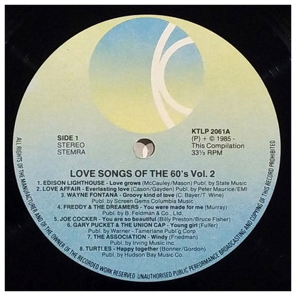 LOVE SONGS OF THE 60S - VARIOUS ARTIST - VOL.2 (2LP) | VINILO USADO
