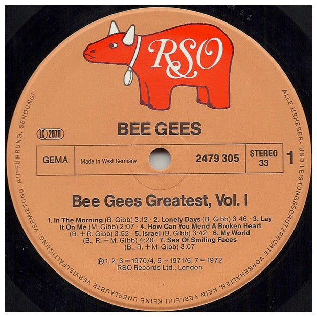 BEE GEES - GREATEST VOL. 1  1967-1974 (2LP) | VINILO USADO