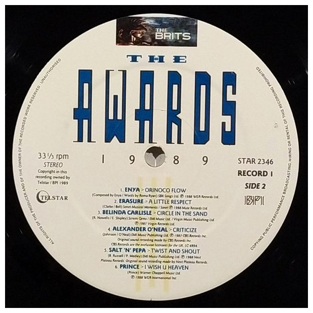 THE AWARDS 1989 - THE DEFINITIVE ALBUM THE BRITS AWARDS 1989 (2LP) | VINILO USADO