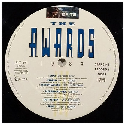 THE AWARDS 1989 - THE DEFINITIVE ALBUM THE BRITS AWARDS 1989 (2LP) | VINILO USADO
