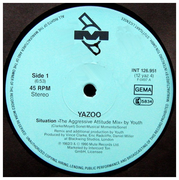 YAZOO - SITUATION (REMIX) | 12" MAXI SINGLE VINILO USADO