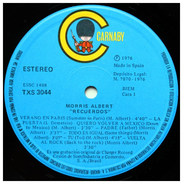 MORRIS ALBERT - RECUERDOS | VINILO USADO