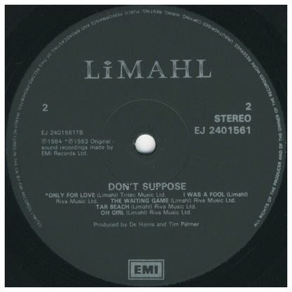 LIMAHL - DON T SUPPOSE | VINILO USADO