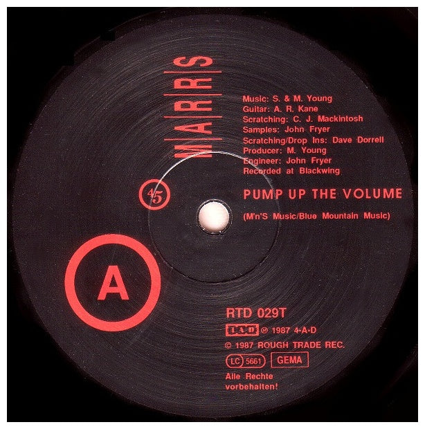 MARRS - PUMP UP THE VOLUME | 12" MAXI SINGLE VINILO USADO