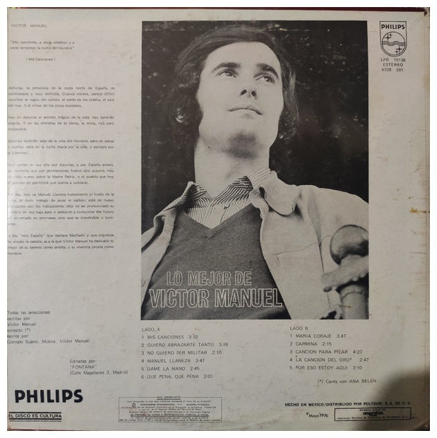VICTOR MANUEL - GRANDES EXITOS | VINILO USADO