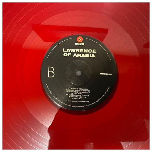 LAWRENCE OF ARABIA - O.S.T. (MAURICE JARRE) (TRANSPARENT RED VINYL) | VINILO