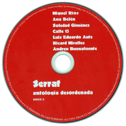 JOAN MANUEL SERRAT - ANTOLOGIA DESORDENADA (4CD) | CD