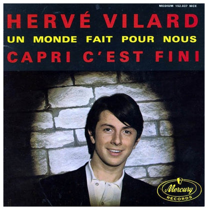 HERVE VILARD - CAPRI C EST FINI | 7" SINGLE USADO