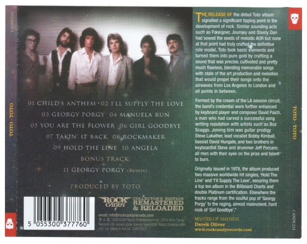 TOTO - TOTO (SPECIAL DELUXE COLLECTORS EDITION) | CD