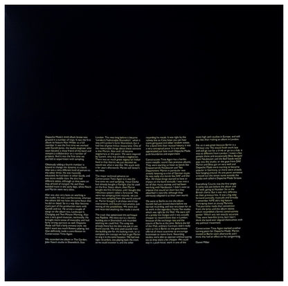 DEPECHE MODE - CONSTRUCTION TIME AGAIN | VINILO