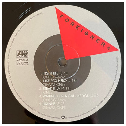 FOREIGNER - 4 (AUDIOPHILE VINYL) | VINILO