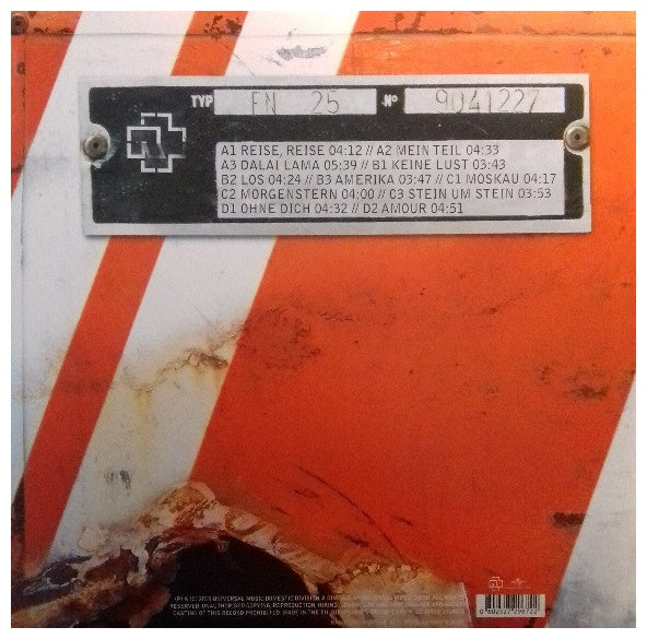 RAMMSTEIN - REISE, REISE (2LP) | VINILO