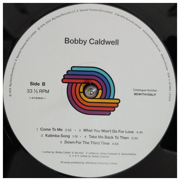 BOBBY CALDWELL - BOBBY CALDWELL | VINILO