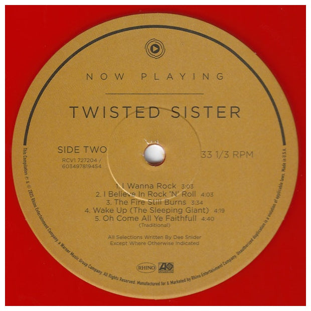 TWISTED SISTER - NOW PLAYING: HITS (ORANGE VINYL) | VINILO