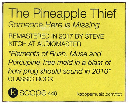 PINEAPPLE THIEF - SOMEONE HERE IS MISSING (5 BONUS TRACK) | CD