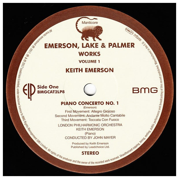 EMERSON, LAKE & PALMER - WORKS VOLUME 1 (2LP) | VINILO
