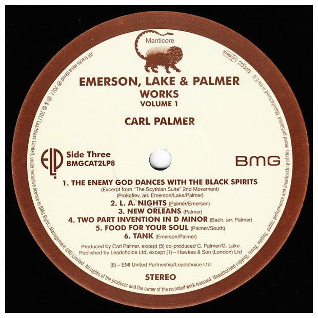 EMERSON, LAKE & PALMER - WORKS VOLUME 1 (2LP) | VINILO