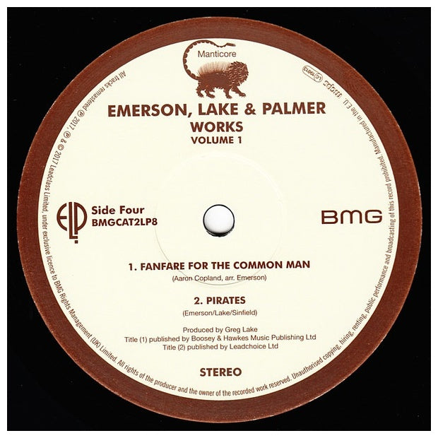 EMERSON, LAKE & PALMER - WORKS VOLUME 1 (2LP) | VINILO
