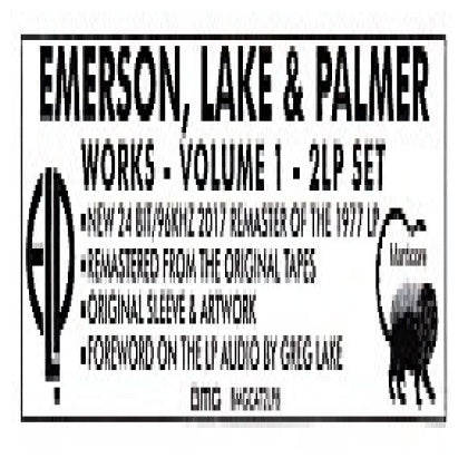 EMERSON, LAKE & PALMER - WORKS VOLUME 1 (2LP) | VINILO