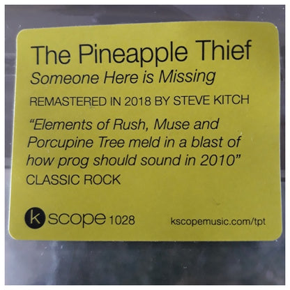 PINEAPPLE THIEF - SOMEONE HERE IS MISSING | VINILO