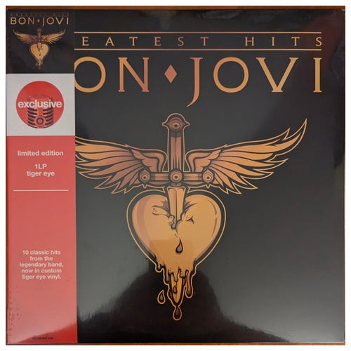 BON JOVI - GREATEST HITS (EXCLUSIVE LTD EDITION) (TIGER EYE BROWN VINYL) | VINILO