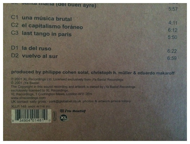GOTAN PROJECT - LA REVANCHA DEL TANGO (2LP) | VINILO