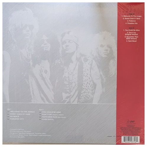 GUNS 'N ROSES - GREATEST HITS (EXCLUSIVE LTD EDITION) (TRANSLUCENT RED/BLACK SPLATTER VINYL) | VINILO