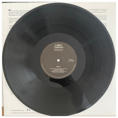 LUTHER VANDROSS - NEVER TOO MUCH: GREATEST HITS | VINILO
