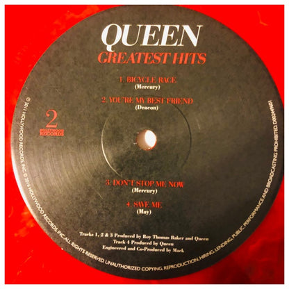 QUEEN - GREATEST HITS (EXCLUSIVE LTD EDITION) (2LP) (RED RUBY BLEND VINYL) | VINILO