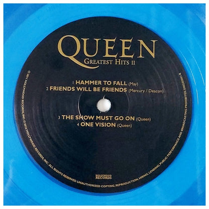 QUEEN - GREATEST HITS 2 (EXCLUSIVE LTD EDITION) (2LP) (BLUE VINYL) | VINILO