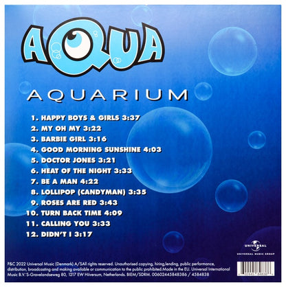 AQUA - AQUARIUM (25TH ANNIVERSARY EDT) (WHITE VINYL) | VINILO
