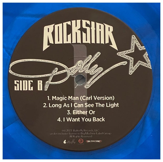 DOLLY PARTON - ROCKSTAR (4LP BOX SET) (CLEAR BLUE VINYL) | VINILO