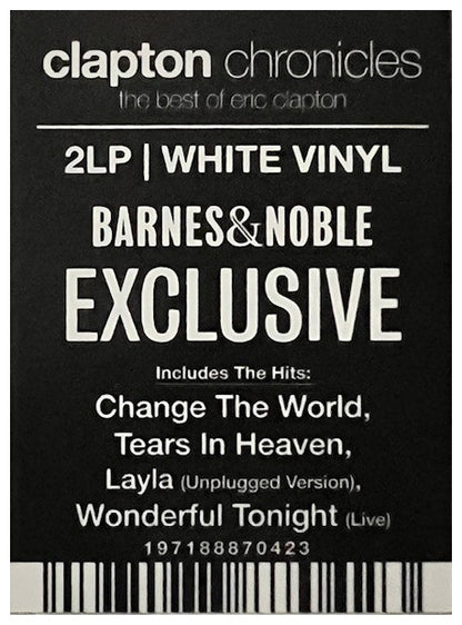 ERIC CLAPTON - CHRONICLES: THE BEST OF (2LP) (WHITE VINYL) | VINILO