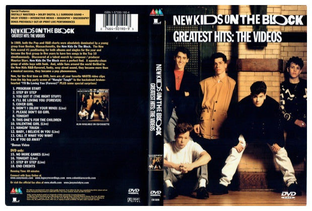 NEW KIDS ON THE BLOCK - GREATEST HITS: THE VIDEOS | DVD