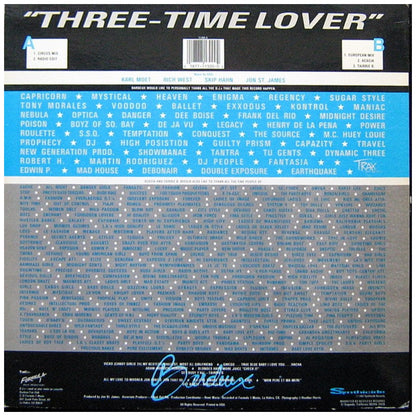BARDEAUX - THREE-TIME LOVER | 12" MAXI SINGLE VINILO USADO