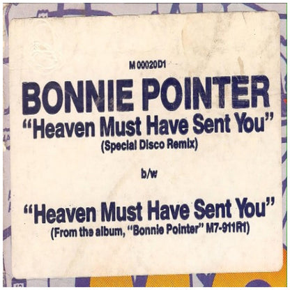 BONNIE POINTER - HEAVEN MUST HAVE SENT YOU | 12" MAXI SINGLE VINILO USADO