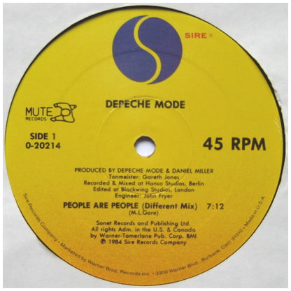 DEPECHE MODE - PEOPLE ARE PEOPLE | 12" MAXI SINGLE VINILO USADO