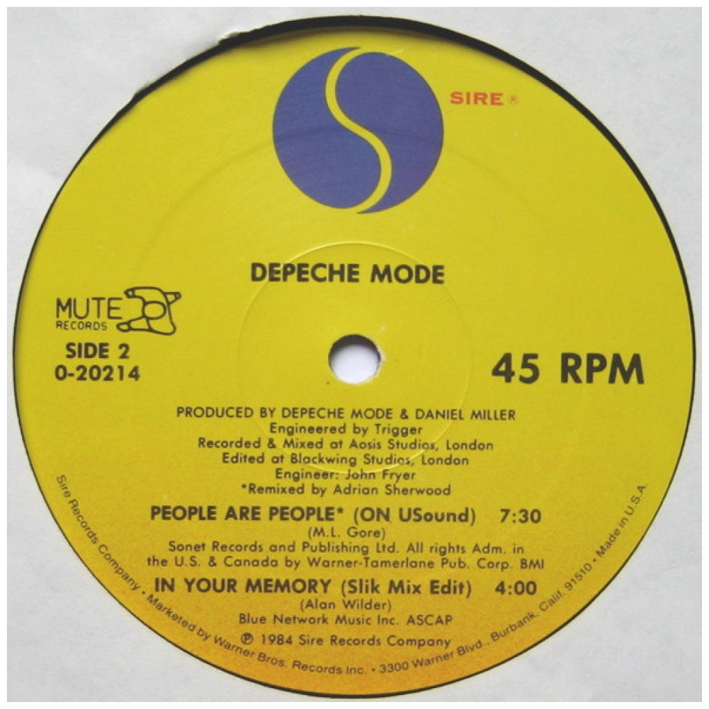 DEPECHE MODE - PEOPLE ARE PEOPLE | 12" MAXI SINGLE VINILO USADO