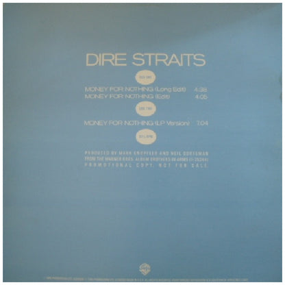 DIRE STRAITS - MONEY FOR NOTHING (PROMO COPY) | 12" MAXI SINGLE VINILO USADO
