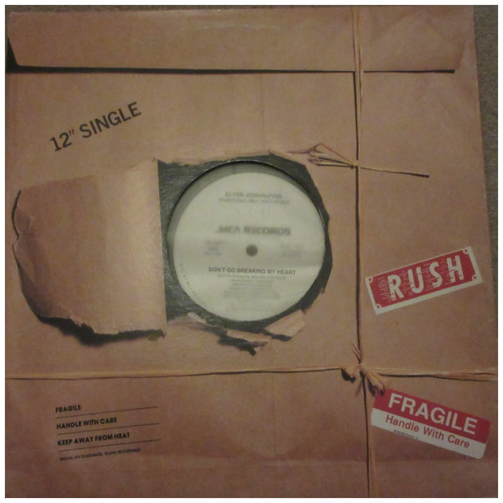ELTON JOHN/RuPAUL - DON'T GO BREAKING MY HEART (PROMO COPY) | 12" MAXI SINGLE VINILO USADO