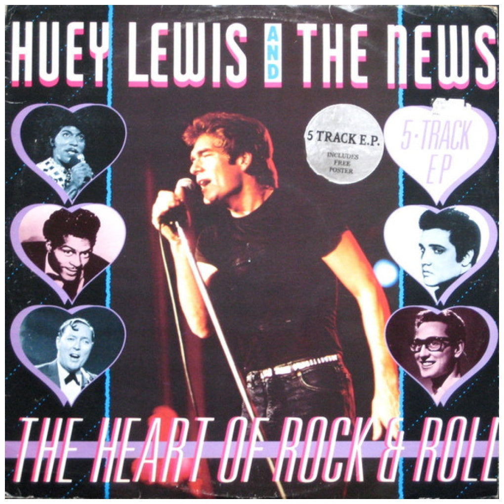 HUEY LEWIS AND THE NEWS - HEART OF ROCK AND ROLL/DO YOU BELIEVE IN LOVE | 12" MAXI SINGLE VINILO