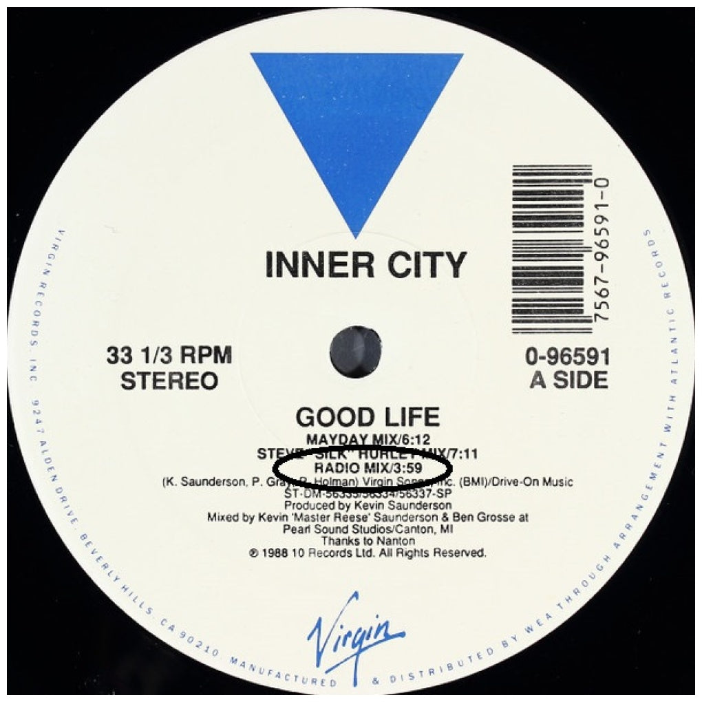 INNER CITY - GOOD LIFE | 12" MAXI SINGLE VINILO USADO