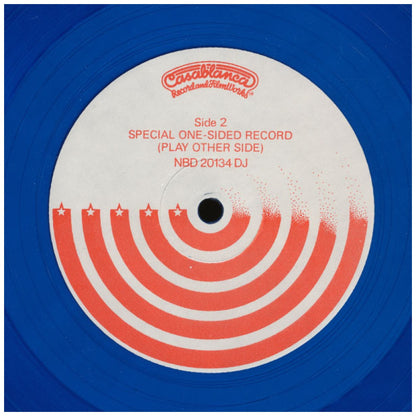 PATRICK JUVET - I LOVE AMERICA (BLUE VINYL) (PROMO COPY) | 12" MAXI SINGLE VINILO USADO
