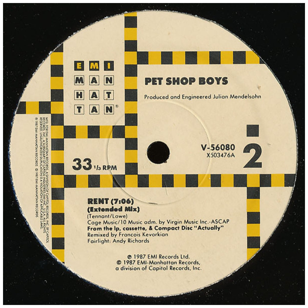 PET SHOP BOYS - WHAT HAVE I DONE TO DESERVE THIS/RENT | 12" MAXI SINGLE VINILO USADO