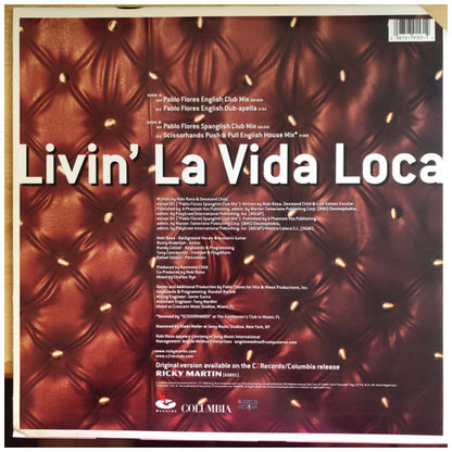 RICKY MARTIN - LIVIN' LA VIDA LOCA | 12" MAXI SINGLE VINILO USADO