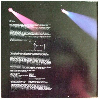 BARRY MANILOW - LIVE (2LP) | VINILO USADO