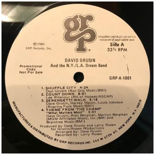 DAVE GRUSIN - AND THE NY-LA DREAM BAND | VINILO USADO
