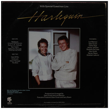DAVE GRUSIN & LEE RITENOUR - HARLEQUIN (VDE-NUEVO/SELLADO) | VINILO