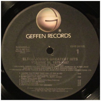 ELTON JOHN - GREATEST HITS VOL. III 1979-1987 | VINILO USADO