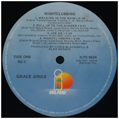 GRACE JONES - NIGHTCLUBBING | VINILO USADO